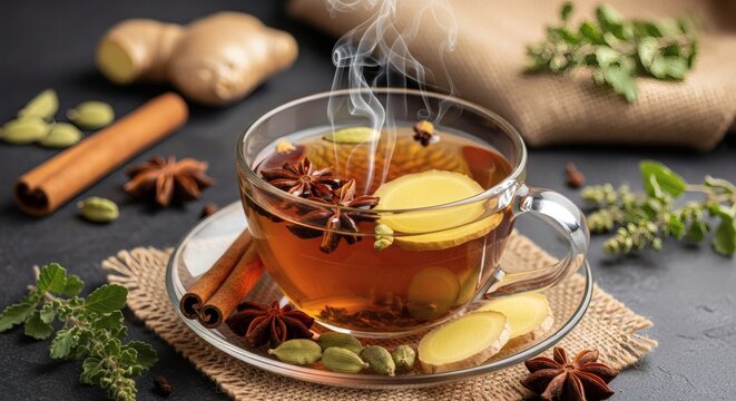 DETOX IN A CUP: TULSI TEA Benefits include digestive ease & stress relief