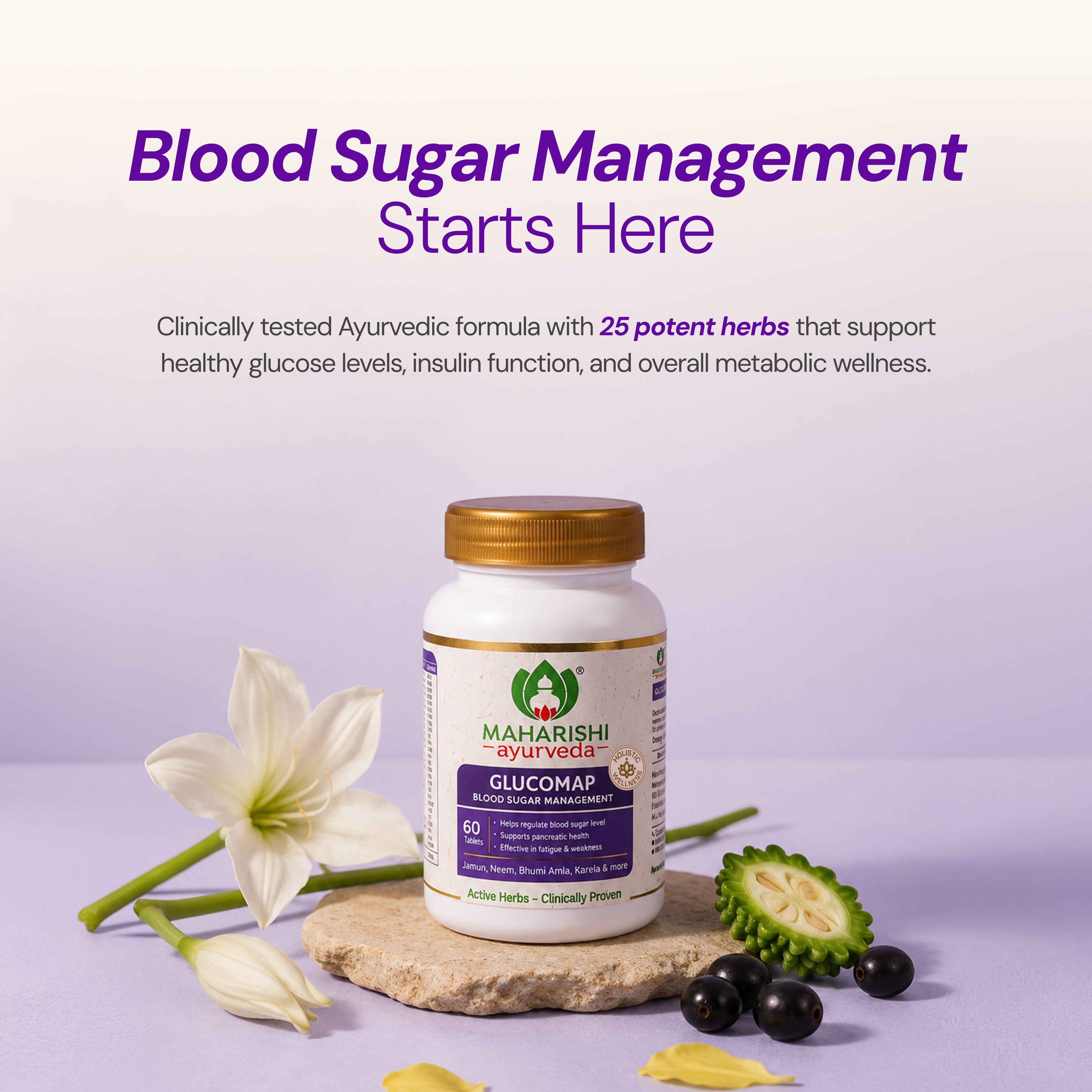 Glucomap Tablets for Diabetes | Ayurvedic Sugar Control