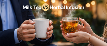 Milk Tea vs Caffeine-Free Herbal Teas
