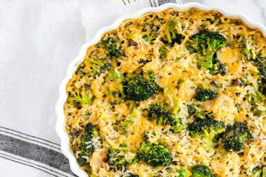 Taste from the Roots - Broccoli Rice Casserole
