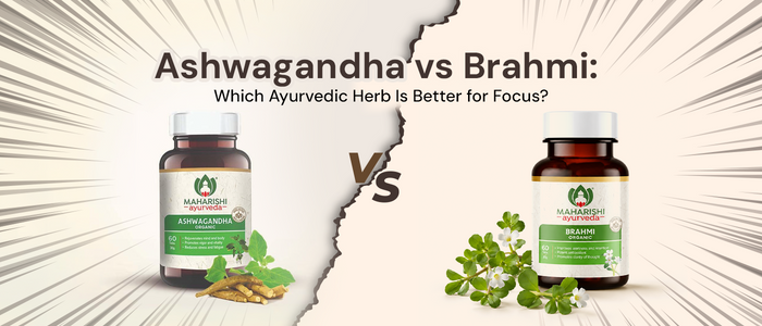 Which herb supports mental focus? Ashwagandha or Brahmi