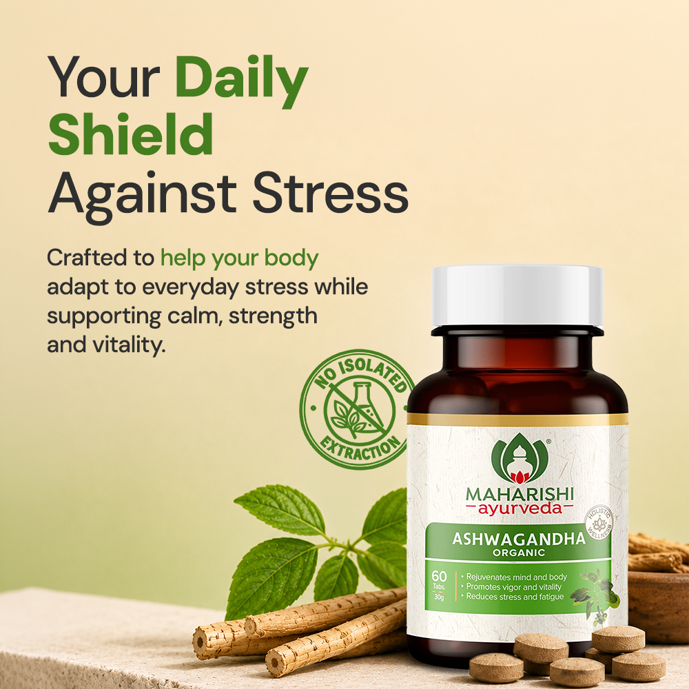 Organic Ashwagandha Tablets For boosting strength and relieving stress