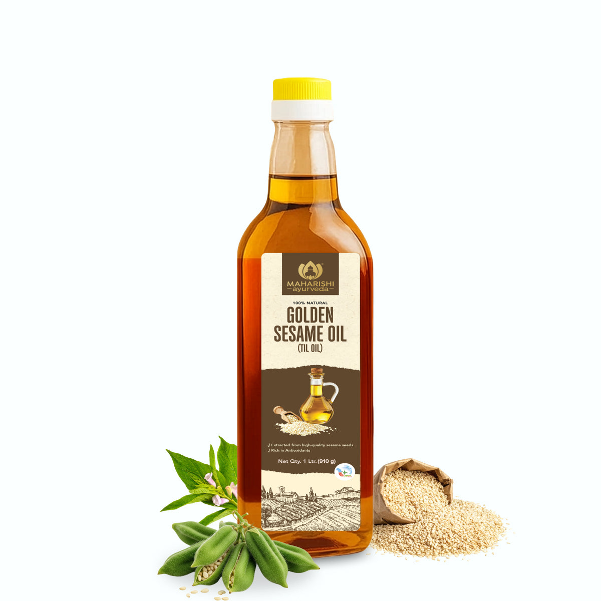 Pure Cold Pressed Sesame Oil Benefits | Skin & Wellness