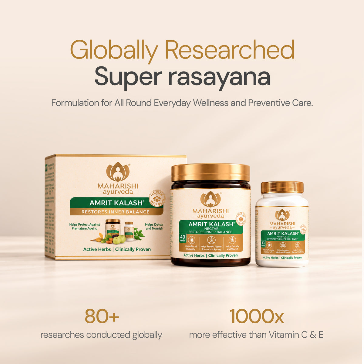 Maharishi Ayurveda Amrit Kalash Dual Pack | Supports Holistic Health