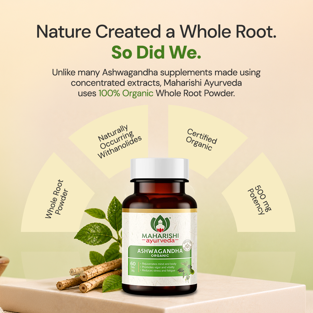 Organic Ashwagandha Tablets For boosting strength and relieving stress