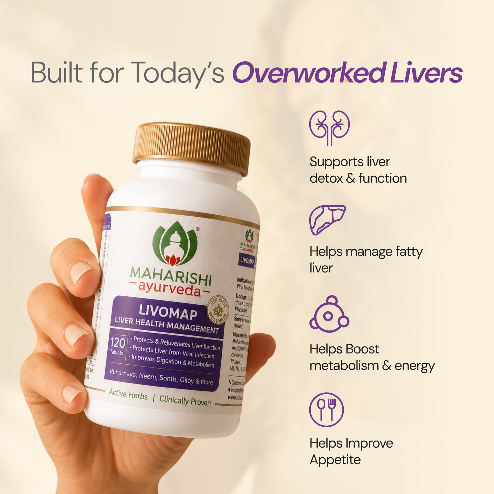 Maharishi Ayurveda Livomap Tablets – Liver Health & Detox Support