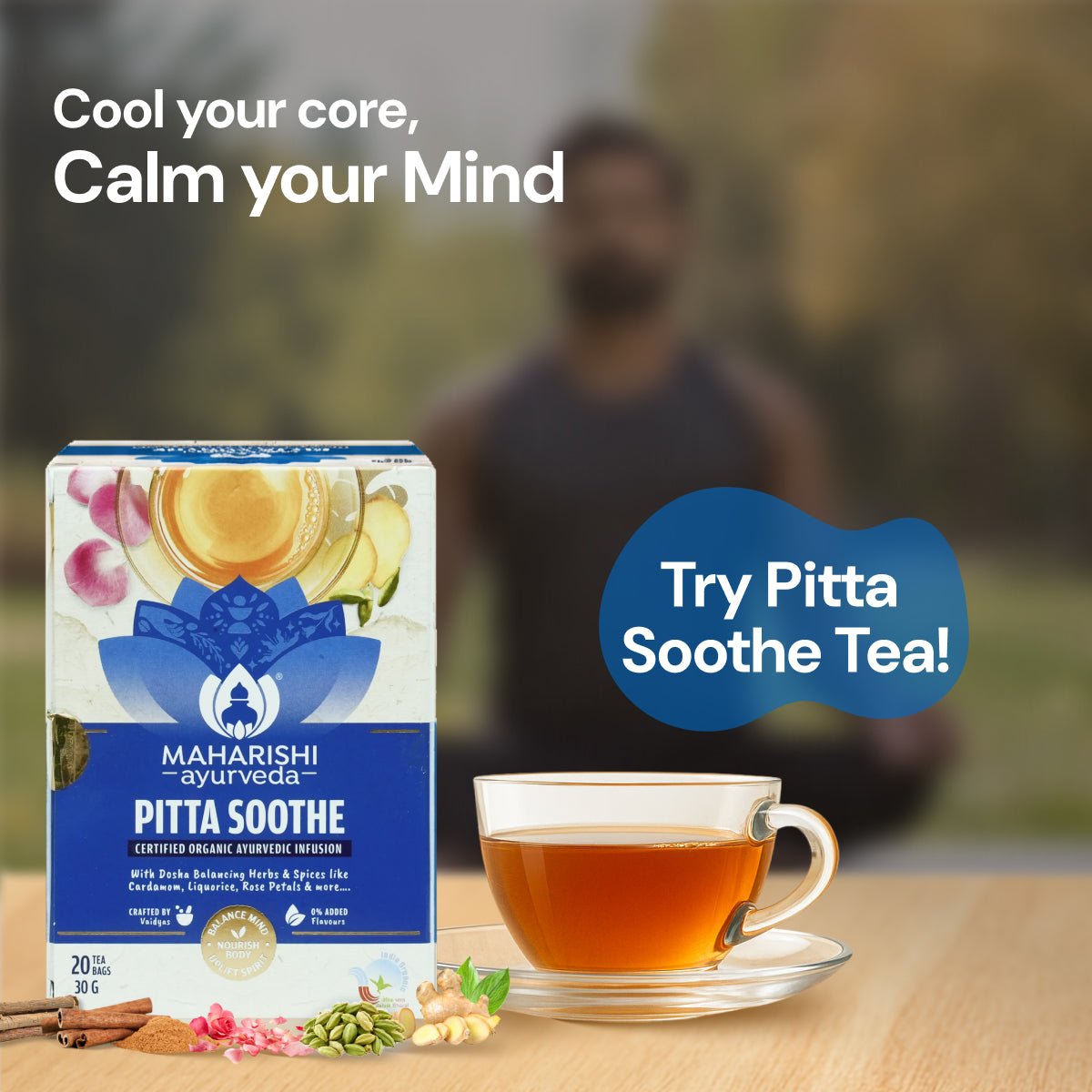 Pitta Soothe Tea | Maharishi Ayurveda Pitta Balancing Blend