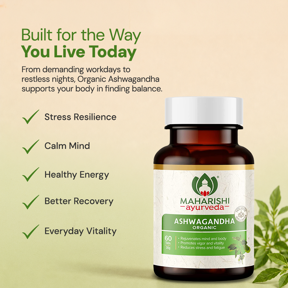 Organic Ashwagandha Tablets For boosting strength and relieving stress