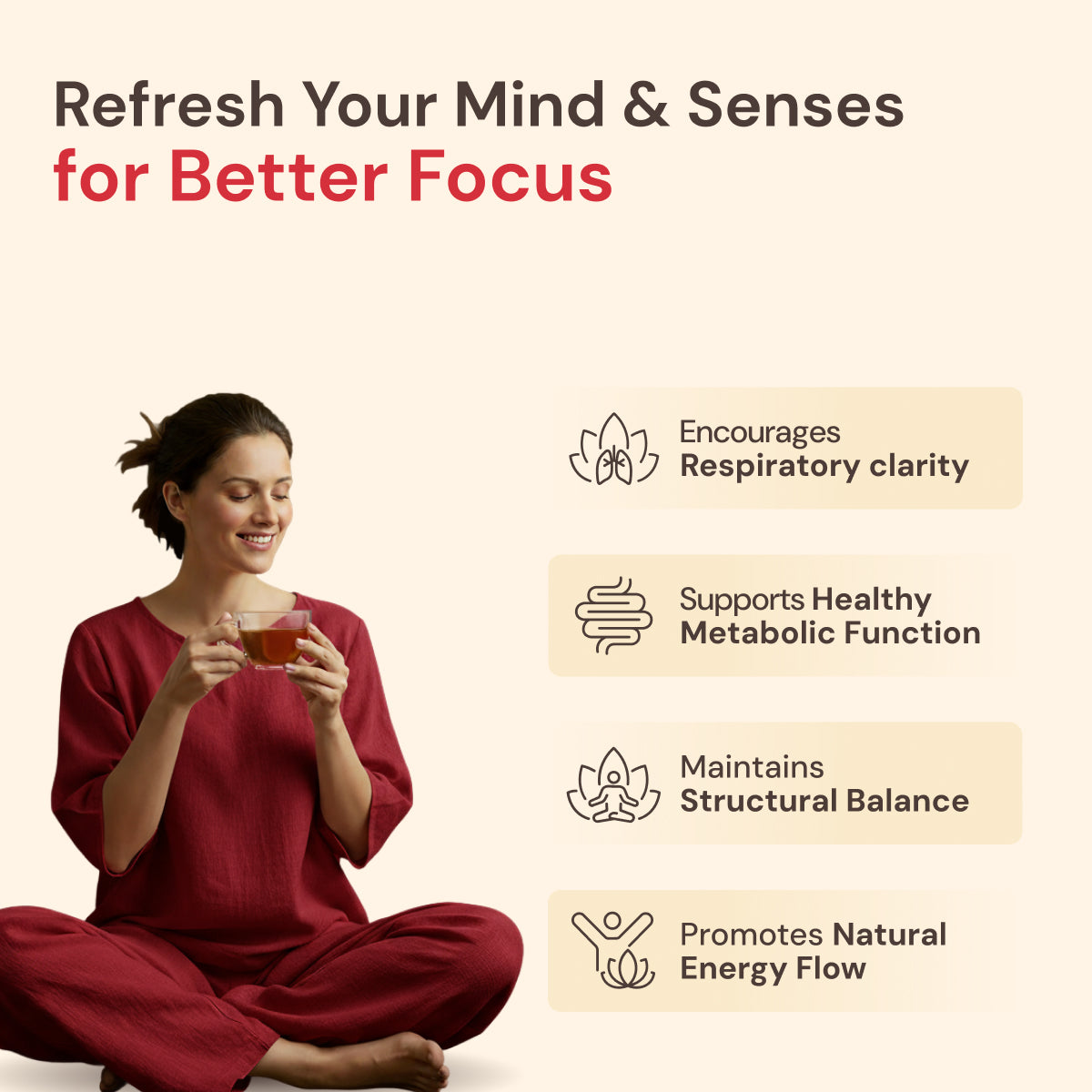 Kapha Energise Tea | Maharishi Ayurveda Kapha Balancing Blend