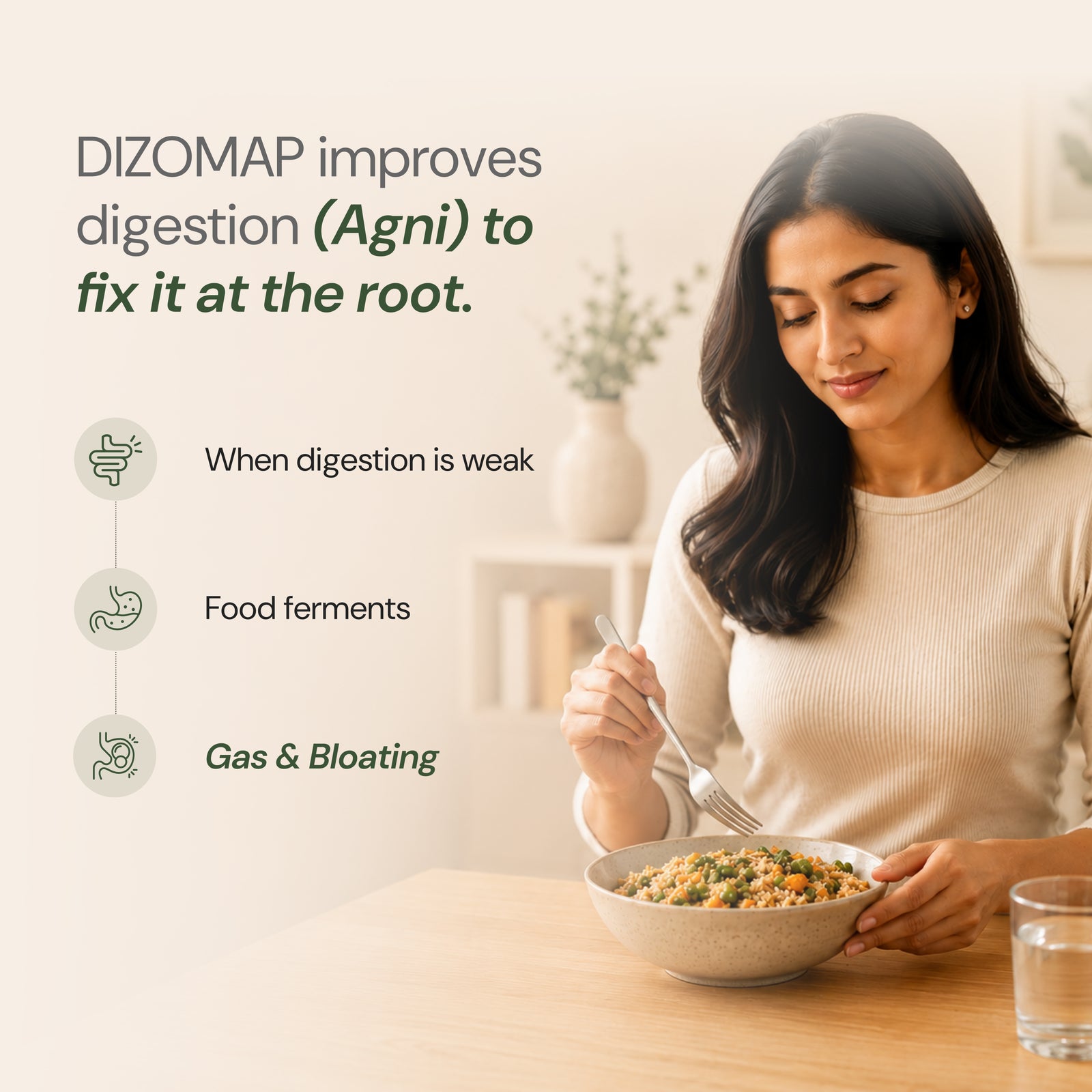 Dizomap - For Gas, Bloating and Indigestion