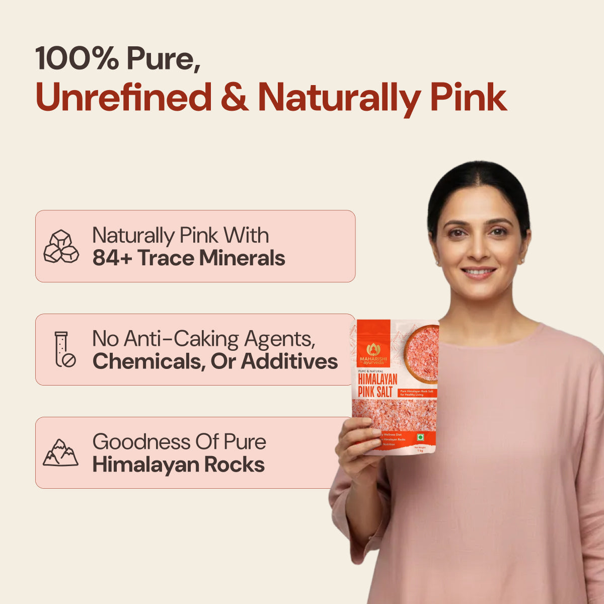 Maharishi Pure Himalayan Salt | Supports Digestion Naturally