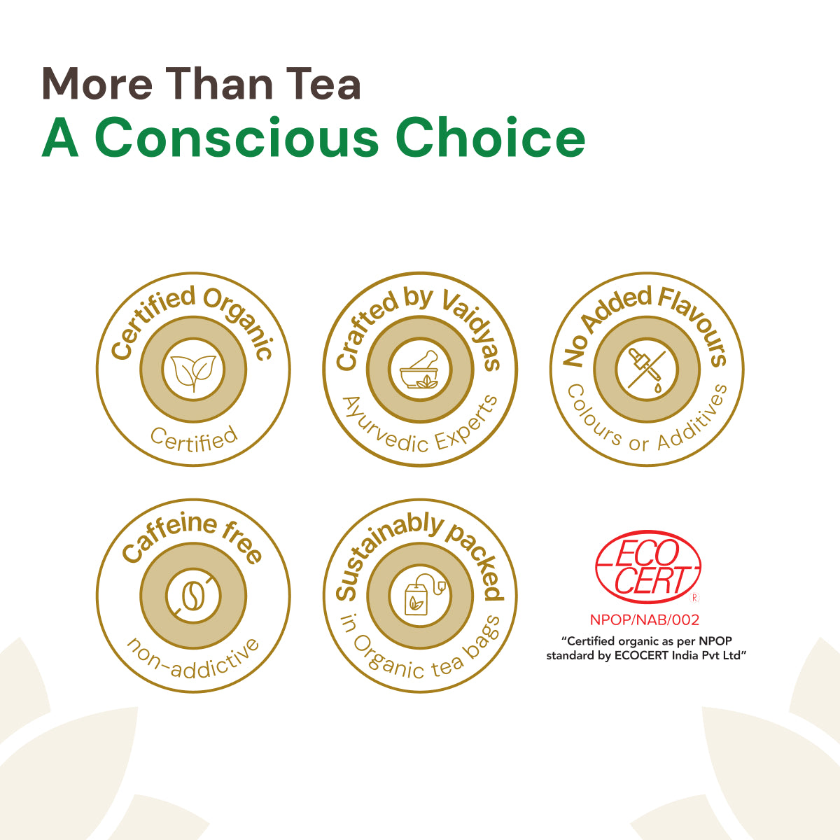 Tulsi Green Tea Lemon Ginger | Ayurvedic Stress Relief & Immunity