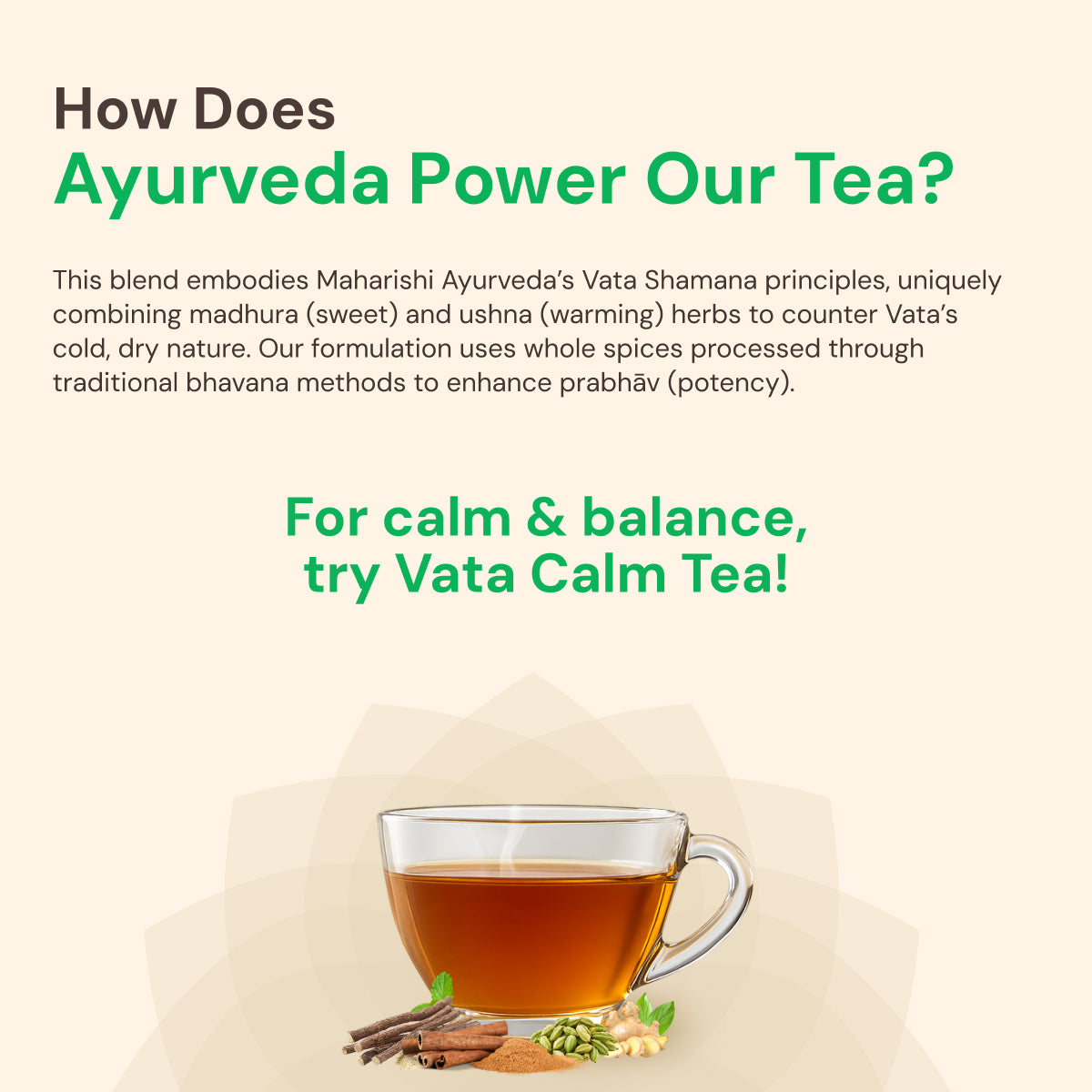 Vata Calm Tea | Maharishi Ayurveda Vata Balancing Blend