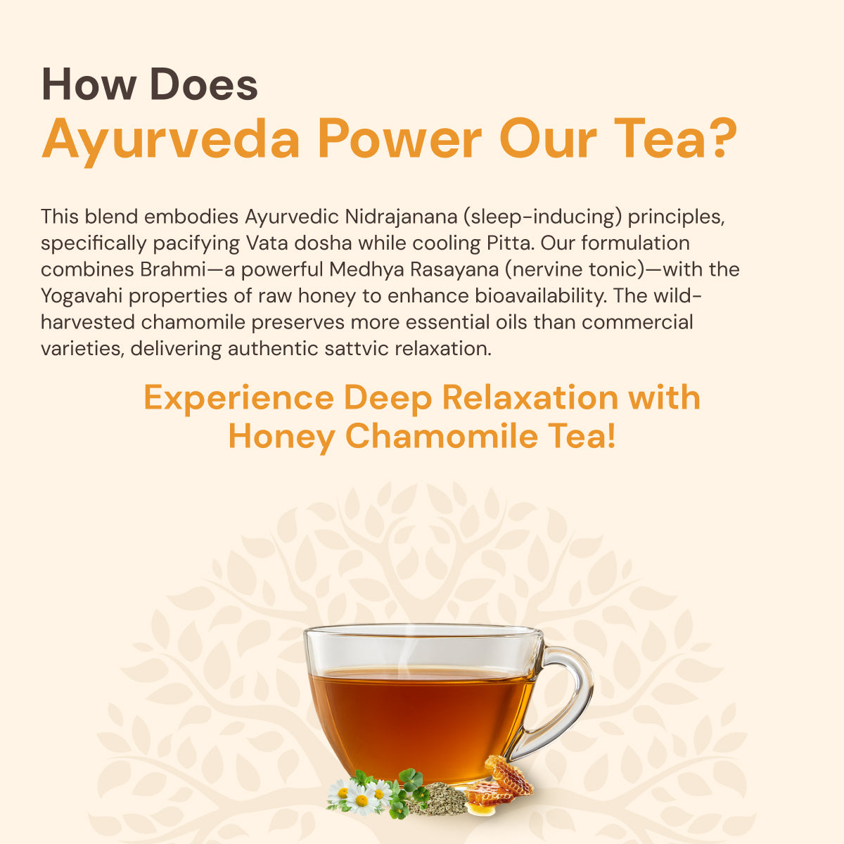 Honey Chamomile Tea | Restorative Sleep & Relaxation Blend