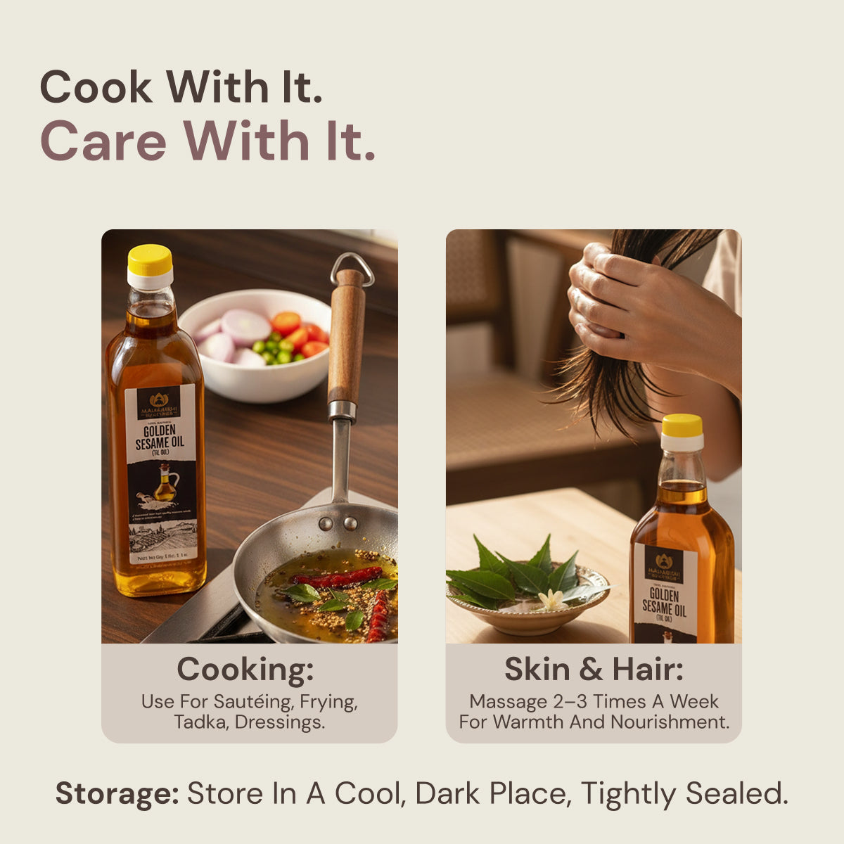 Pure Cold Pressed Mustard Oil | Heart & Skin Health