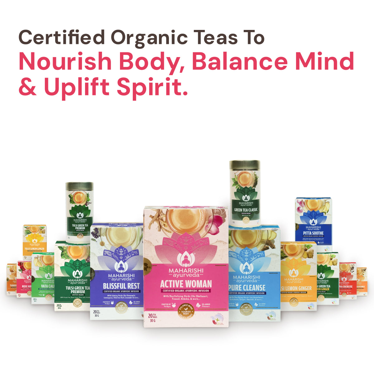 Rose Hibiscus Tea | Uplifting & Calming Ayurvedic Blend