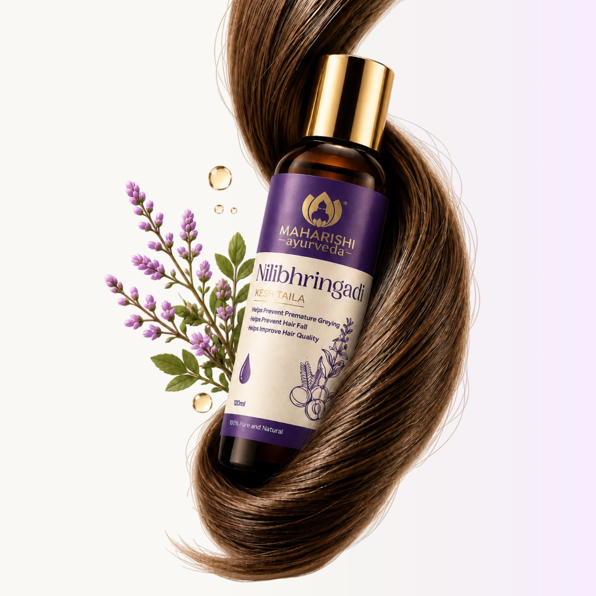Nilibringadi Kesh Taila – For Naturally Darker-Looking Hair&nbsp;
