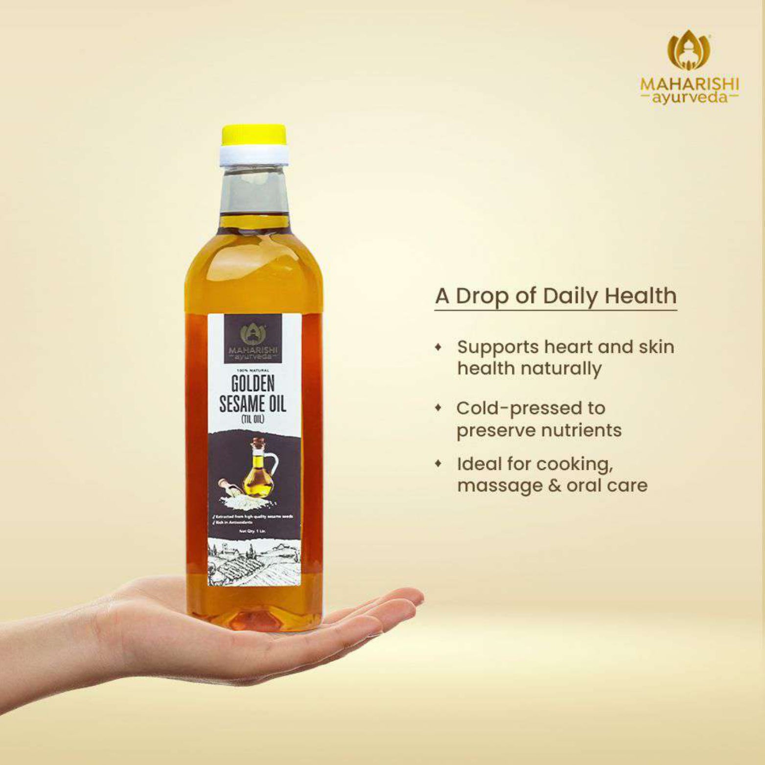 Pure Cold Pressed Sesame Oil Benefits | Skin & Wellness