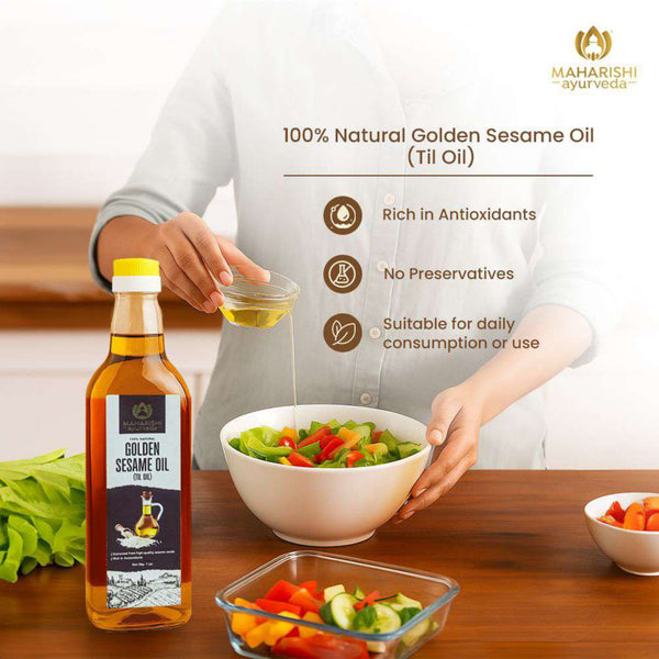 Pure Cold Pressed Sesame Oil Benefits | Skin & Wellness