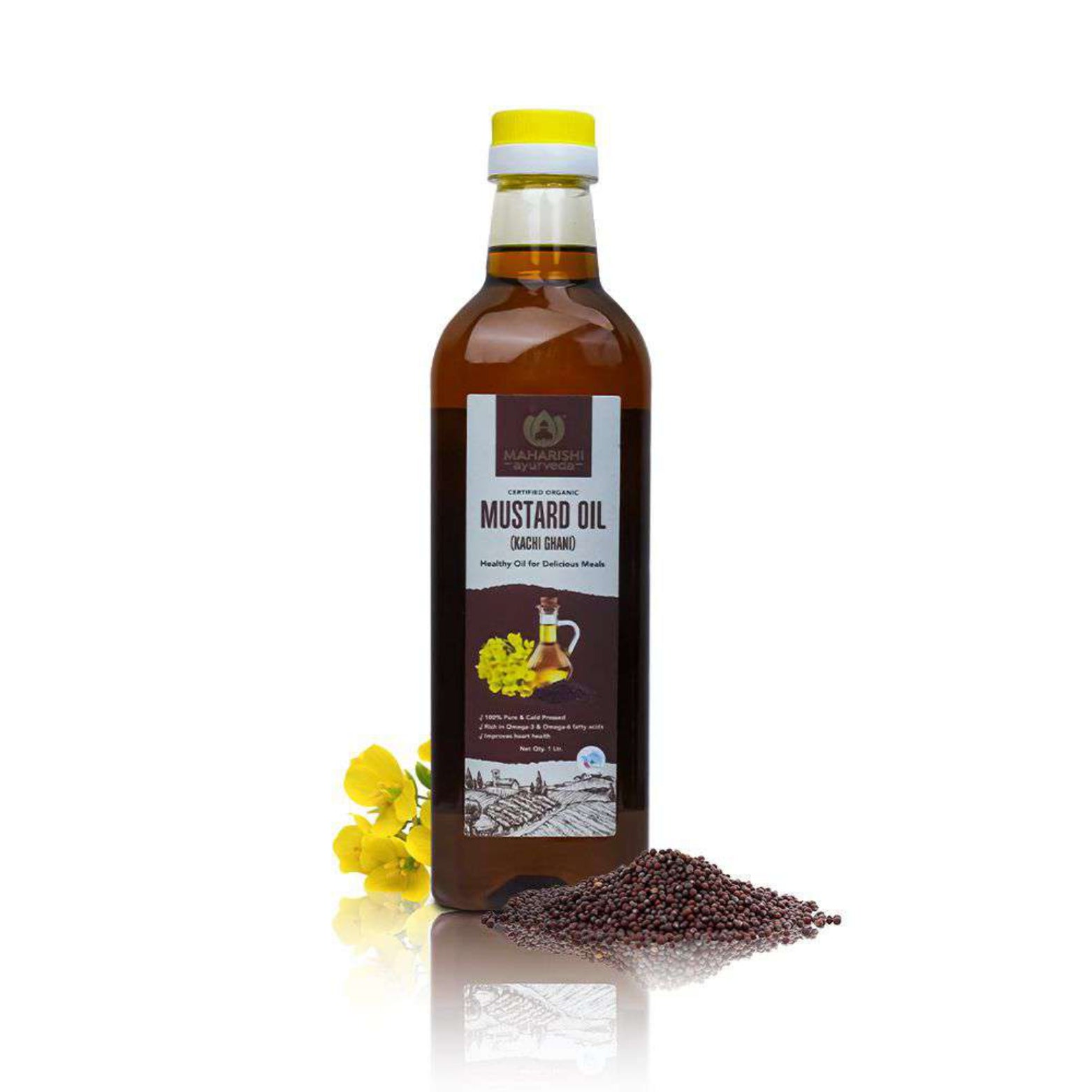Pure Cold Pressed Mustard Oil | Heart & Skin Health