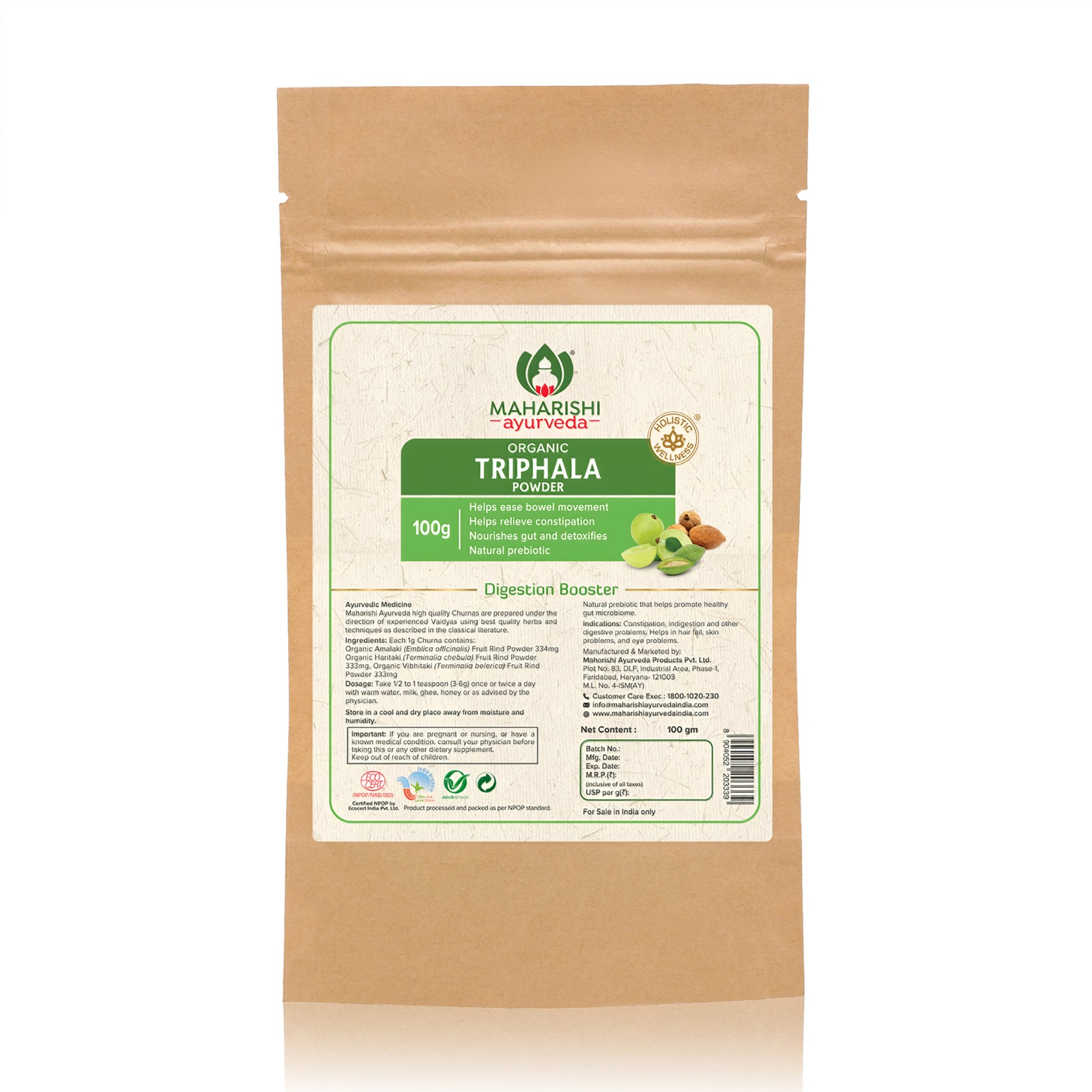 Organic Triphala Churna | Digestive Health & Natural Detox