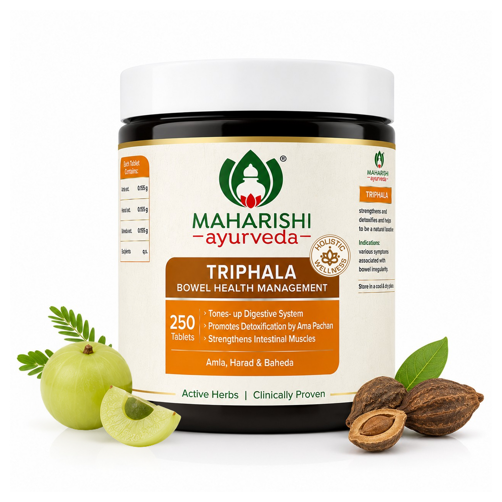 Maharishi Ayurveda Triphala Tablets – Digestive Detox & Gut Health Support