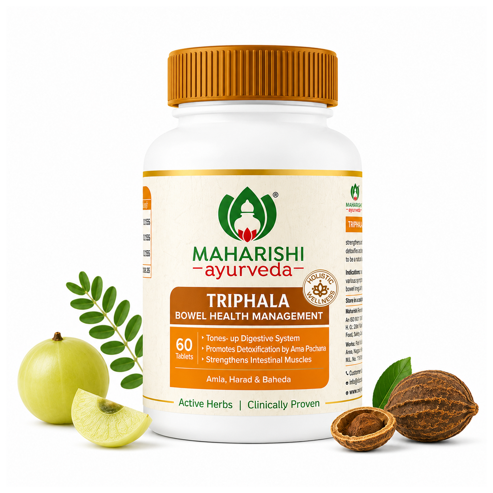 Maharishi Ayurveda Triphala Tablets – Digestive Detox & Gut Health Support