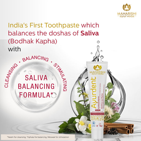 Ayurdent Classic Toothpaste with Saliva Balancing Formula