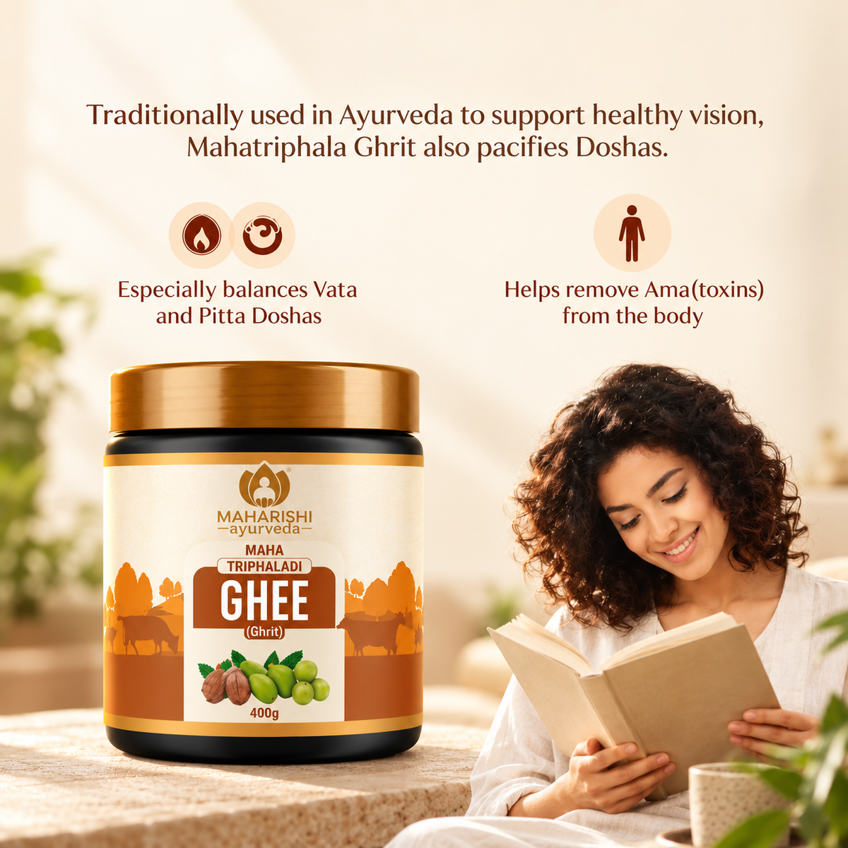 TRIPHALA GHRITA - For Eye Health and Digestive wellness