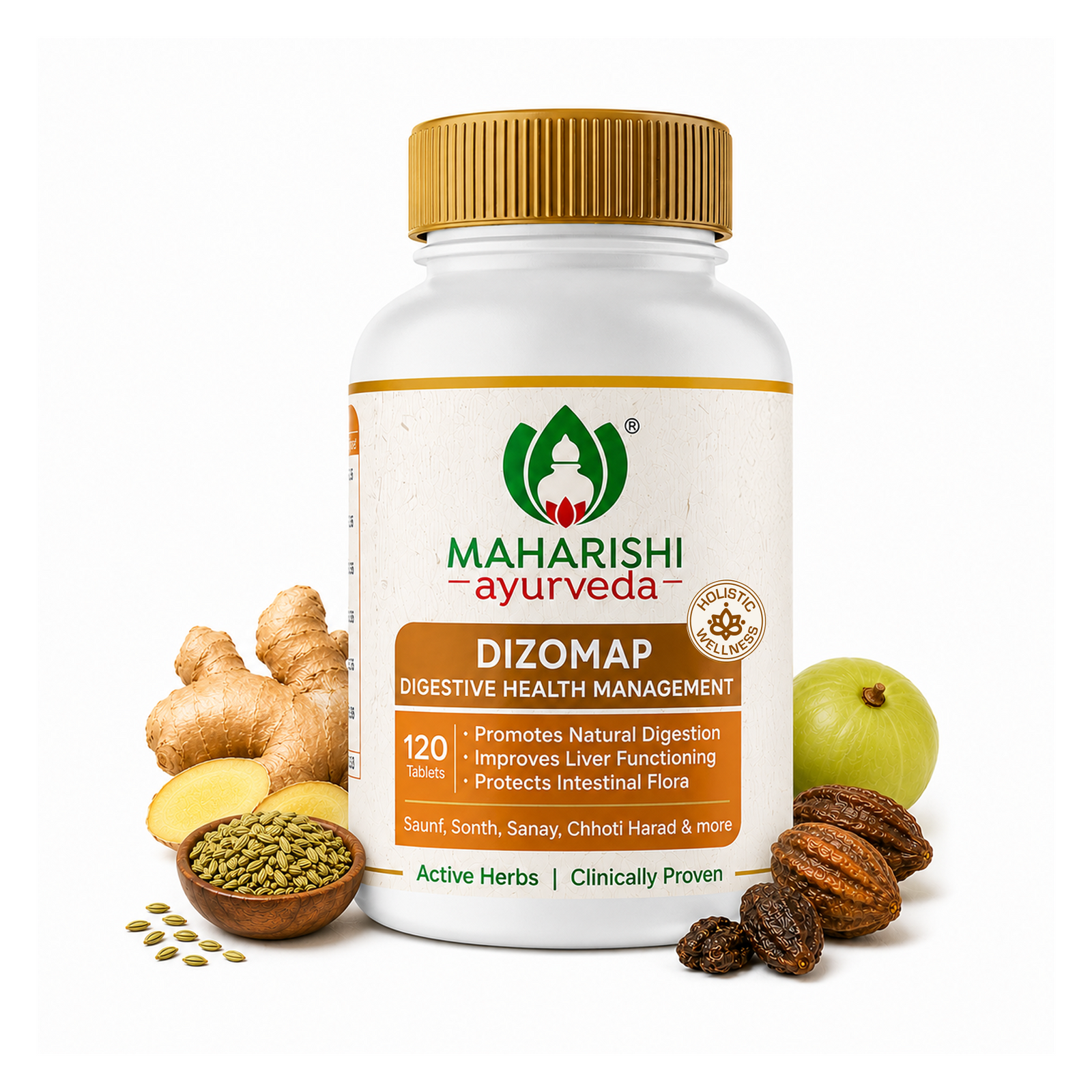 Dizomap - For Gas, Bloating and Indigestion