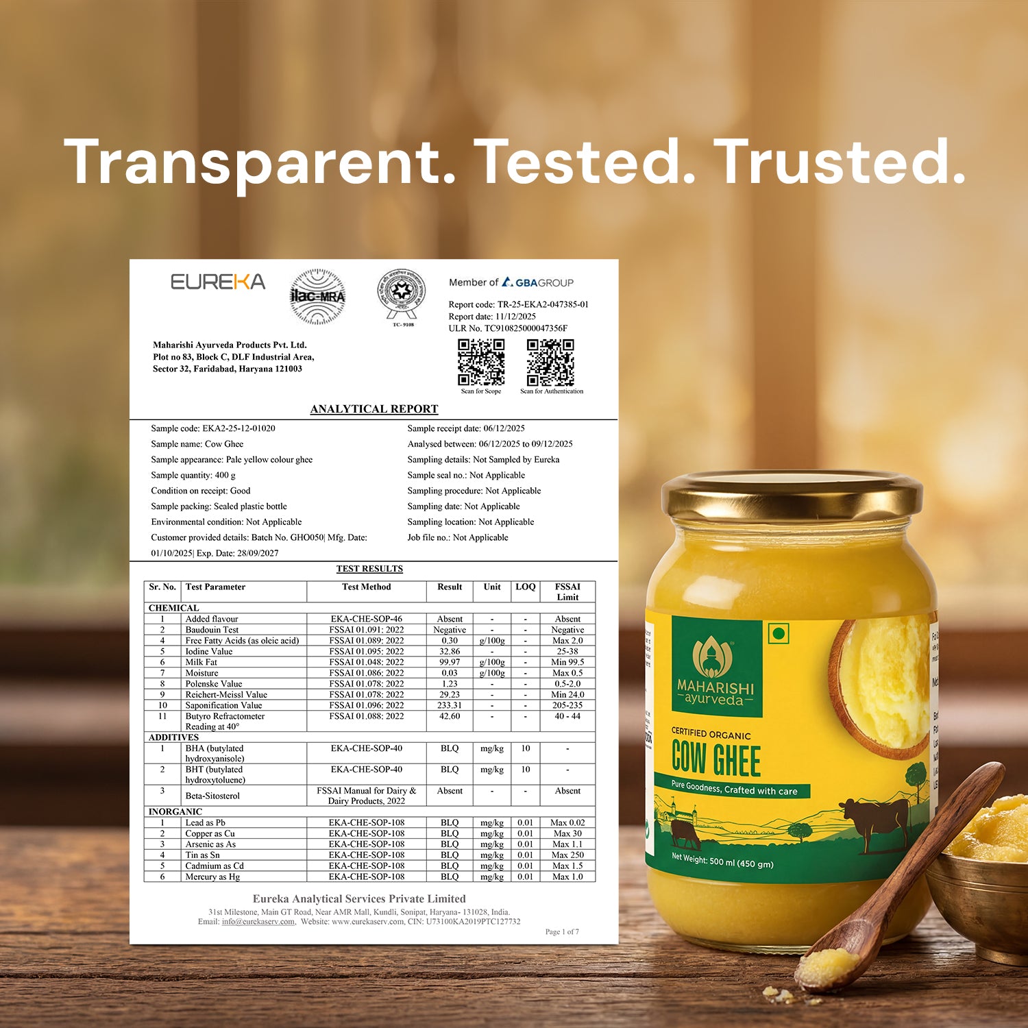 Pure Organic Cow Ghee | Improves Overall Wellness