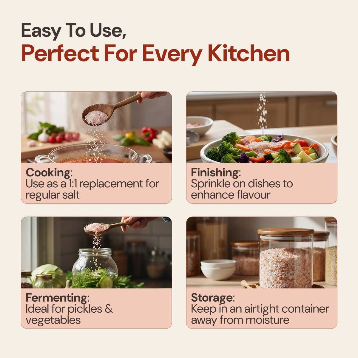 Pure Himalayan Pink Salt | Mineral-Rich Rock Salt Benefits