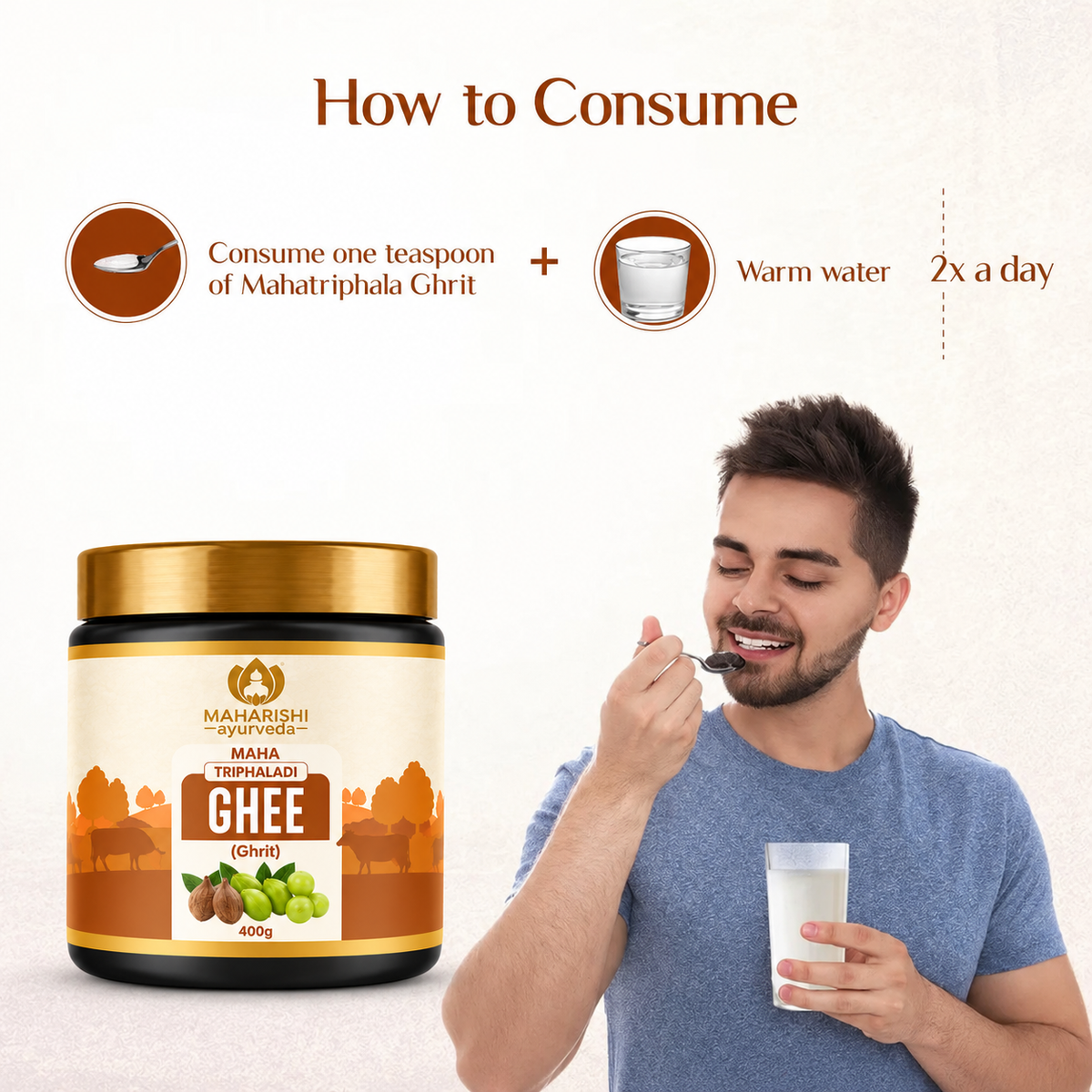 TRIPHALA GHRITA - For Eye Health and Digestive wellness