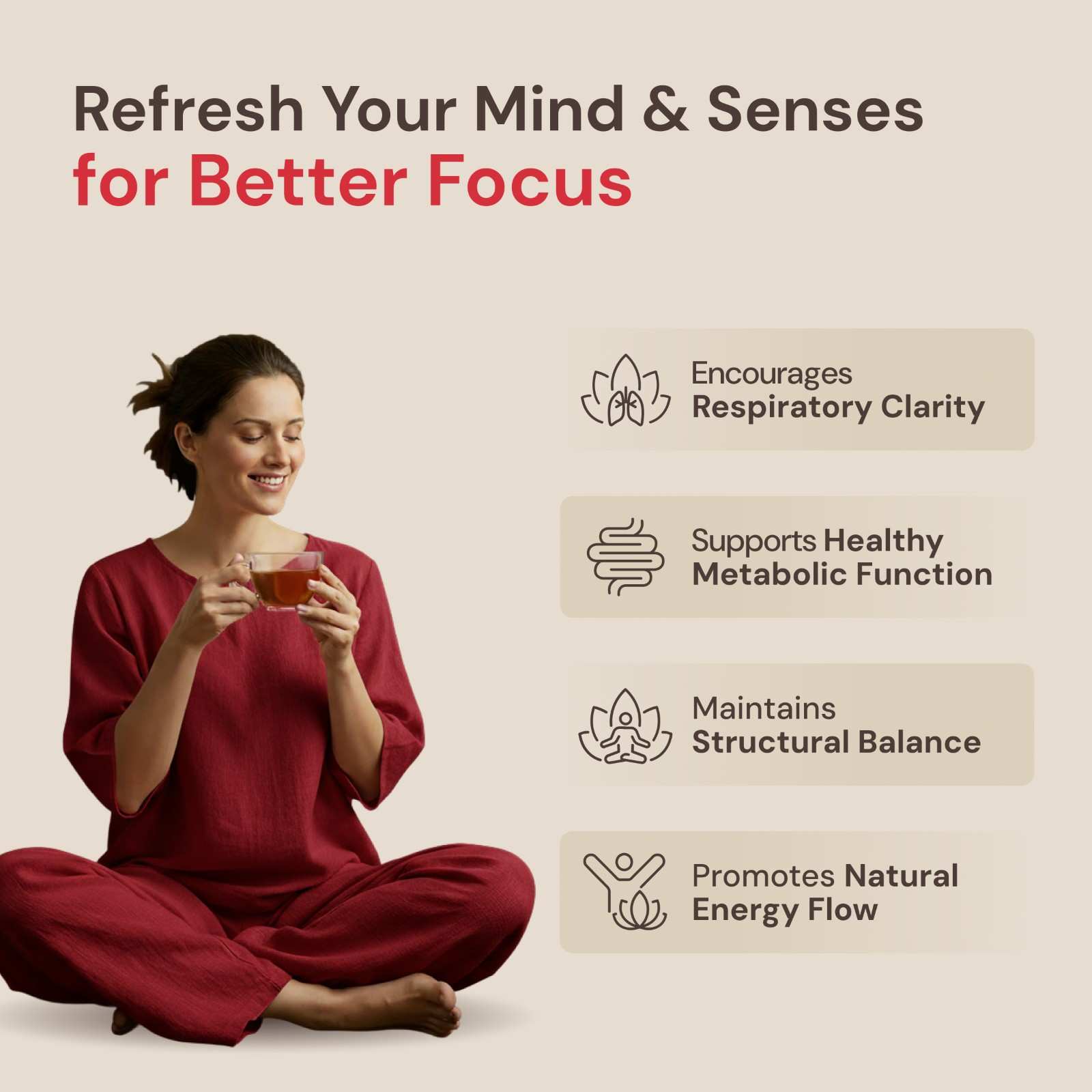 Kapha Energise Tea | Maharishi Ayurveda Kapha Balancing Blend