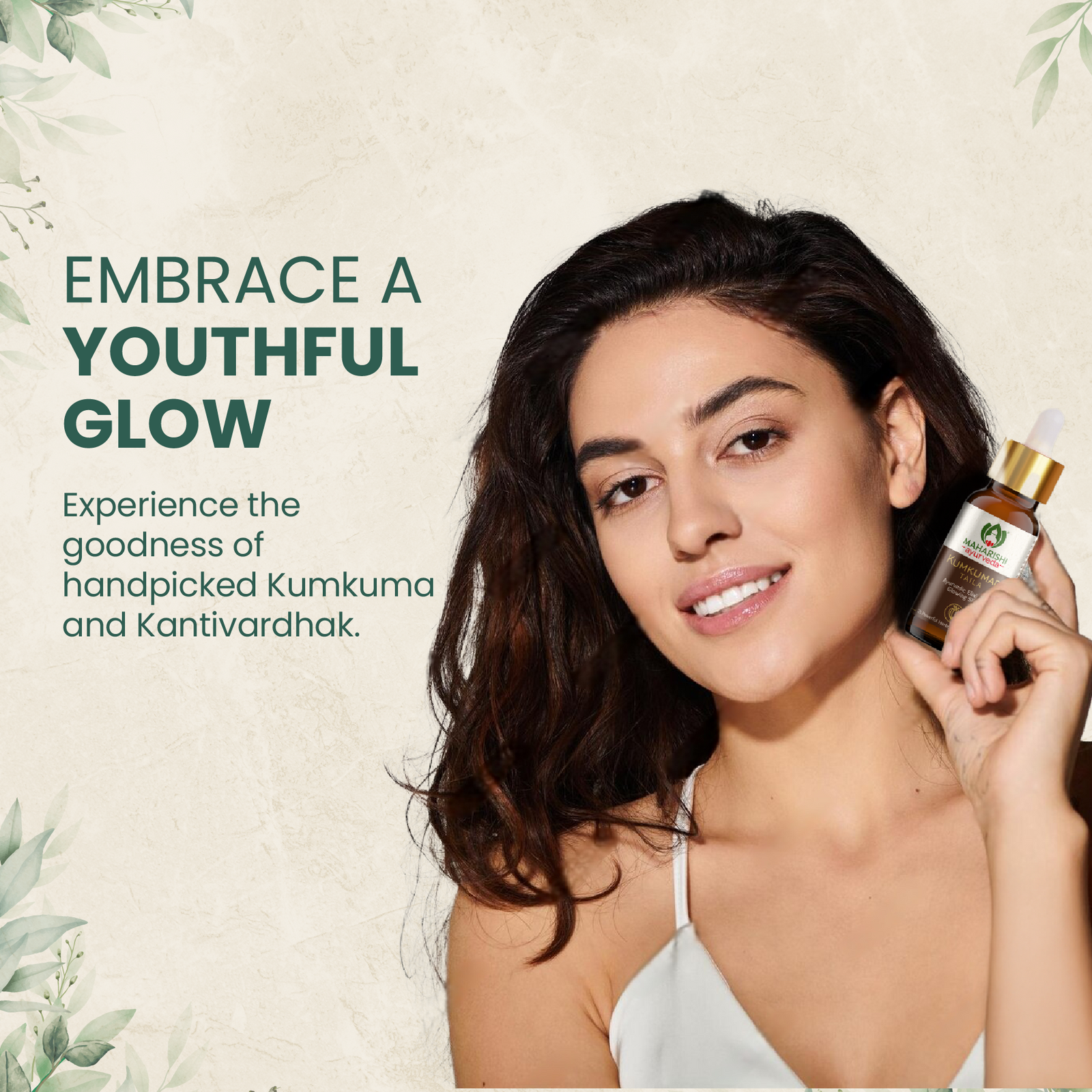 Kumkumadi Oil - Ayurvedic facial Oil  for Radiant, Glowing Skin