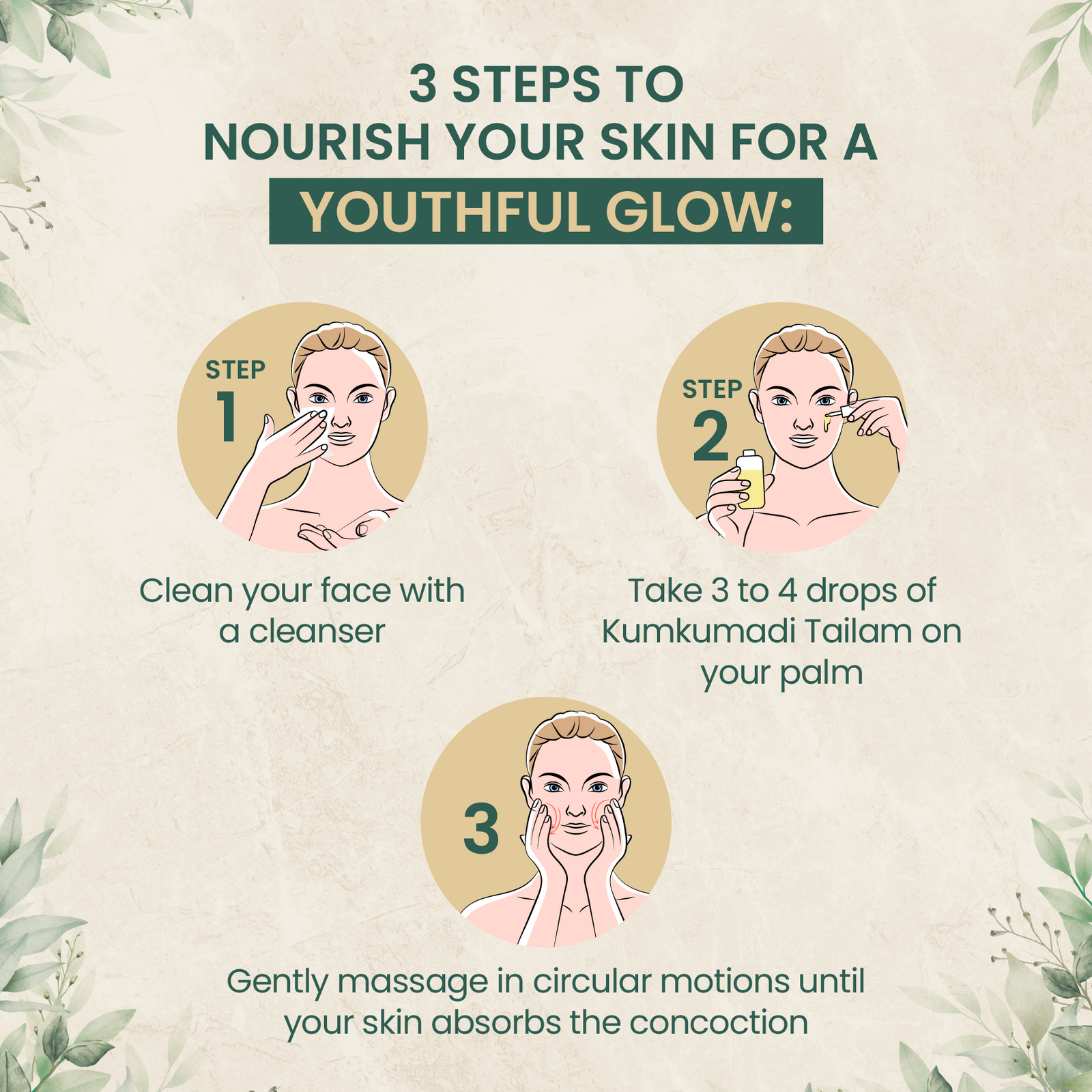 Kumkumadi Oil - Ayurvedic facial Oil  for Radiant, Glowing Skin