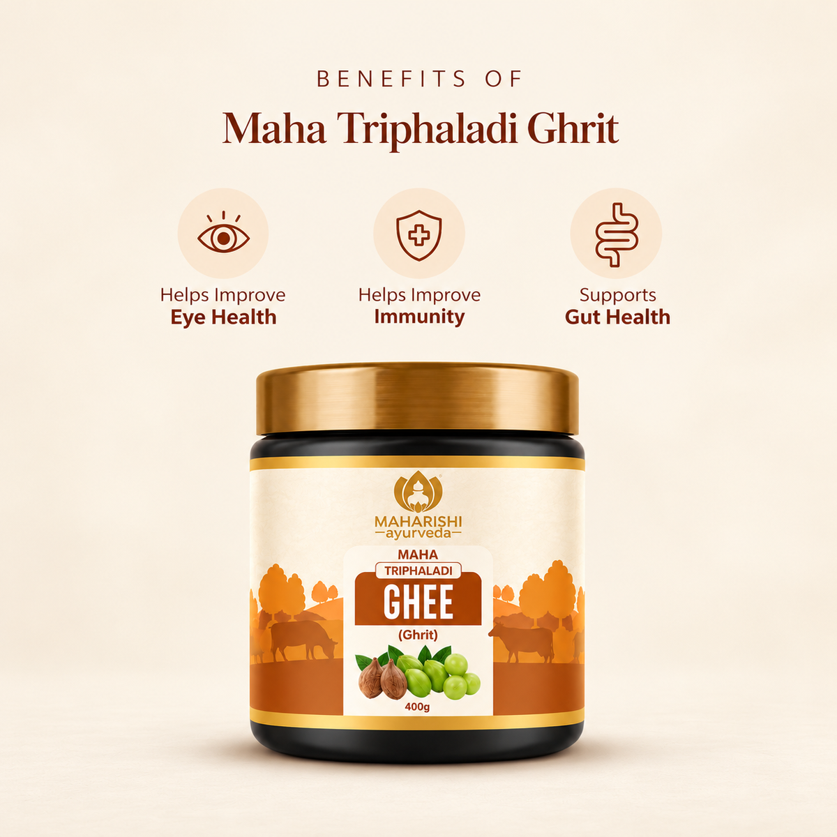 TRIPHALA GHRITA - For Eye Health and Digestive wellness