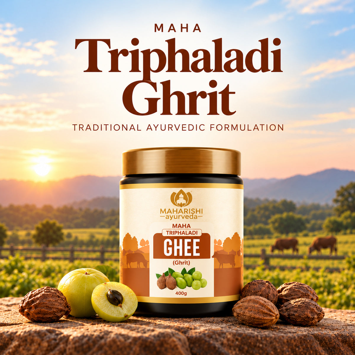 TRIPHALA GHRITA - For Eye Health and Digestive wellness