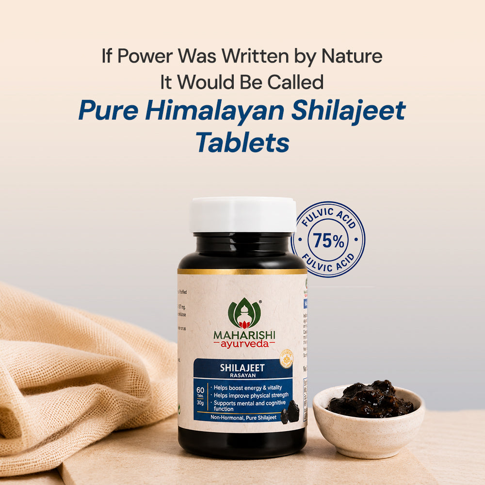 Maharishi Ayurveda Shilajit Tablets – Energy, Stamina & Immunity Support