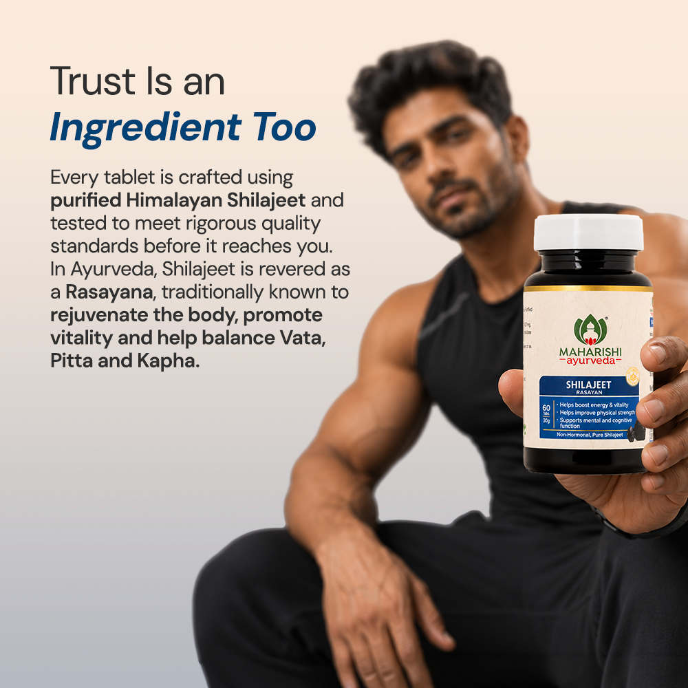 Maharishi Ayurveda Shilajit Tablets – Energy, Stamina & Immunity Support