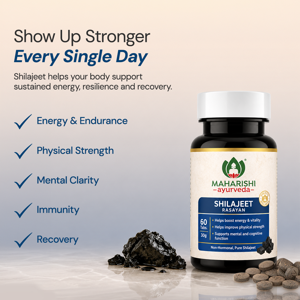 Maharishi Ayurveda Shilajit Tablets – Energy, Stamina & Immunity Support