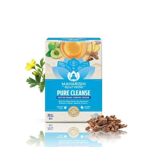 Pure Cleanse: Ayurvedic Detox Tea | Natural Purifying Herbal Blend