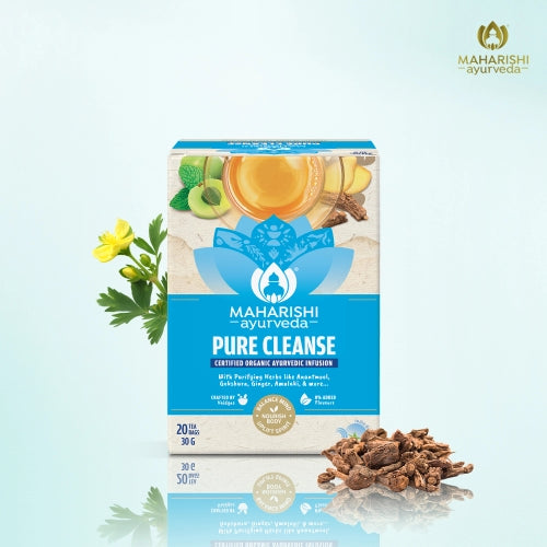 Pure Cleanse: Ayurvedic Detox Tea | Natural Purifying Herbal Blend