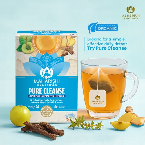 Pure Cleanse: Ayurvedic Detox Tea | Natural Purifying Herbal Blend