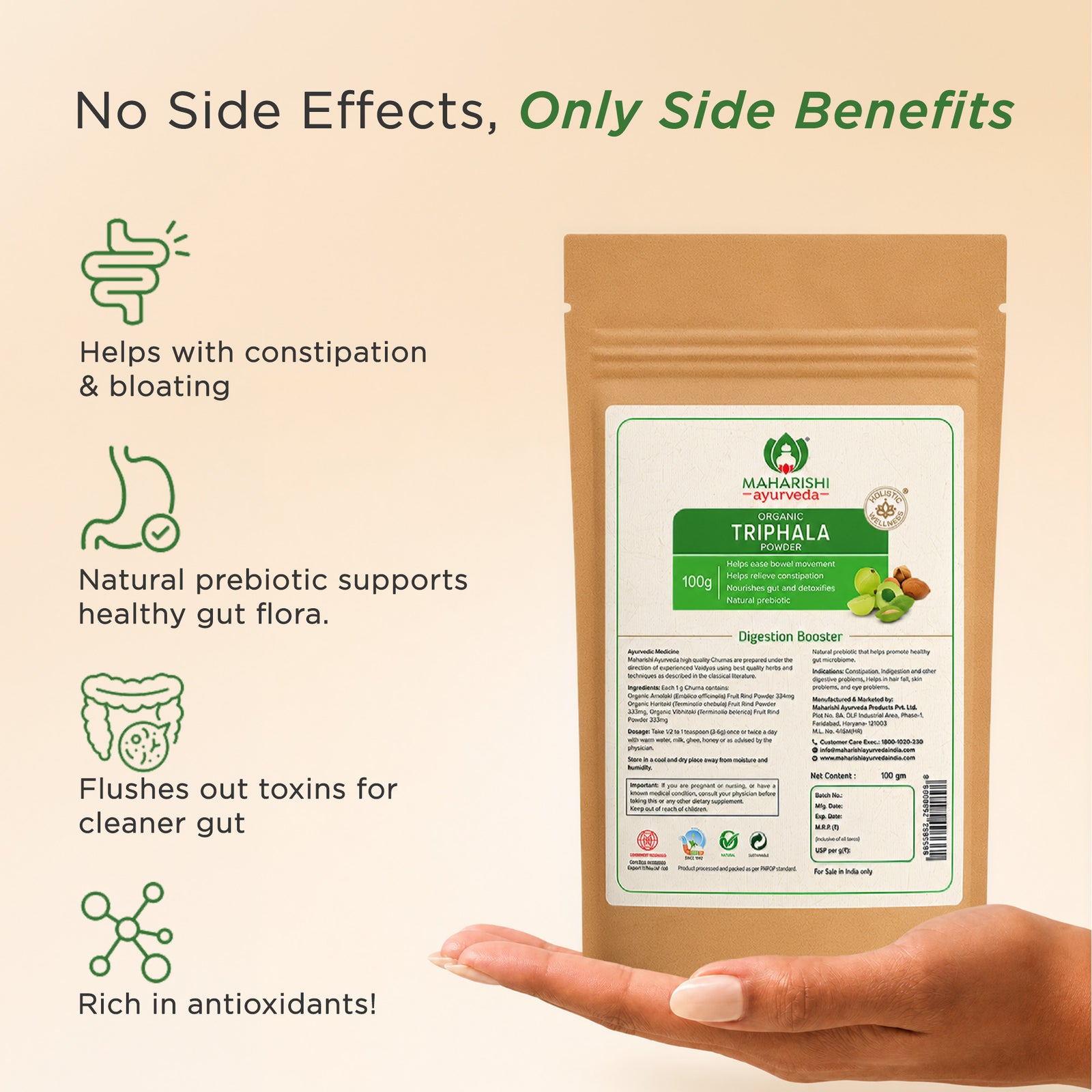 Organic Triphala Churna | Digestive Health & Natural Detox