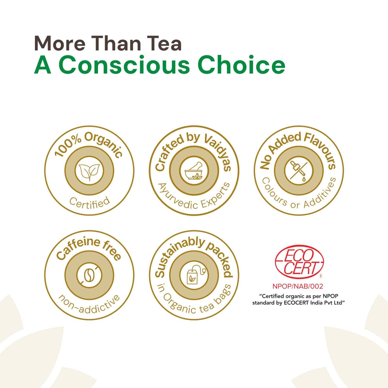 Tulsi Green Tea Premium | Organic Ayurvedic Blend