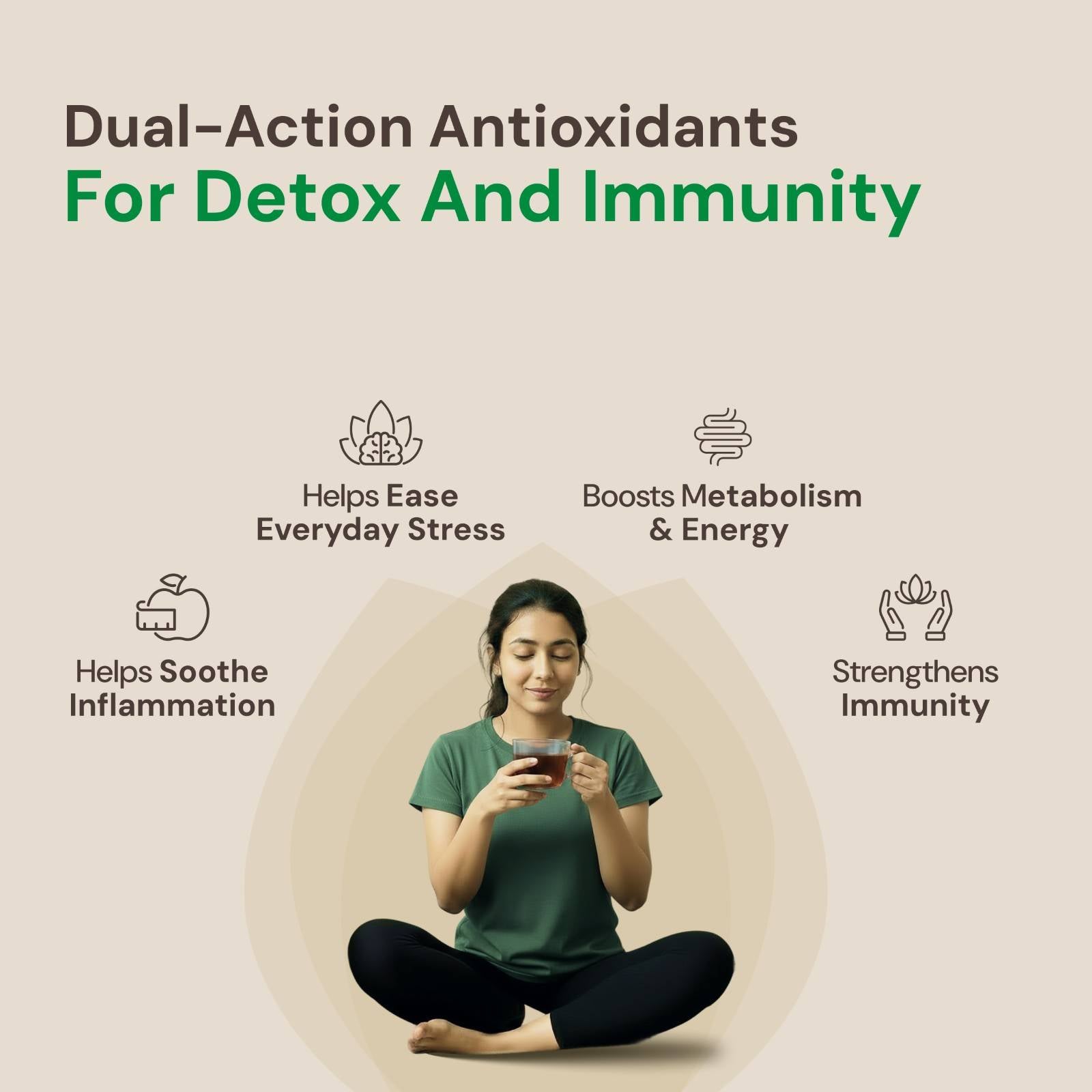 Tulsi Green Tea Premium | Organic Ayurvedic Blend