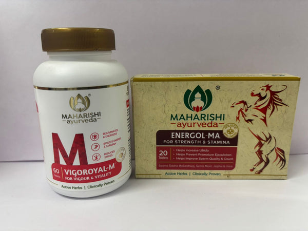 Energol - MA For Men's Reproductive Care and Vigoroyal-F - For energy and stamina