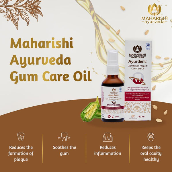 Ayurdent Gum Care Oil for Total Relief from Toothache and Bad Breath - Maharishi Ayurveda India