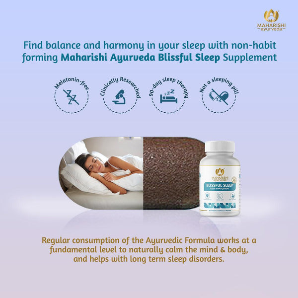 Blissful Sleep- For Sleep Onset Insomnia - Maharishi Ayurveda India